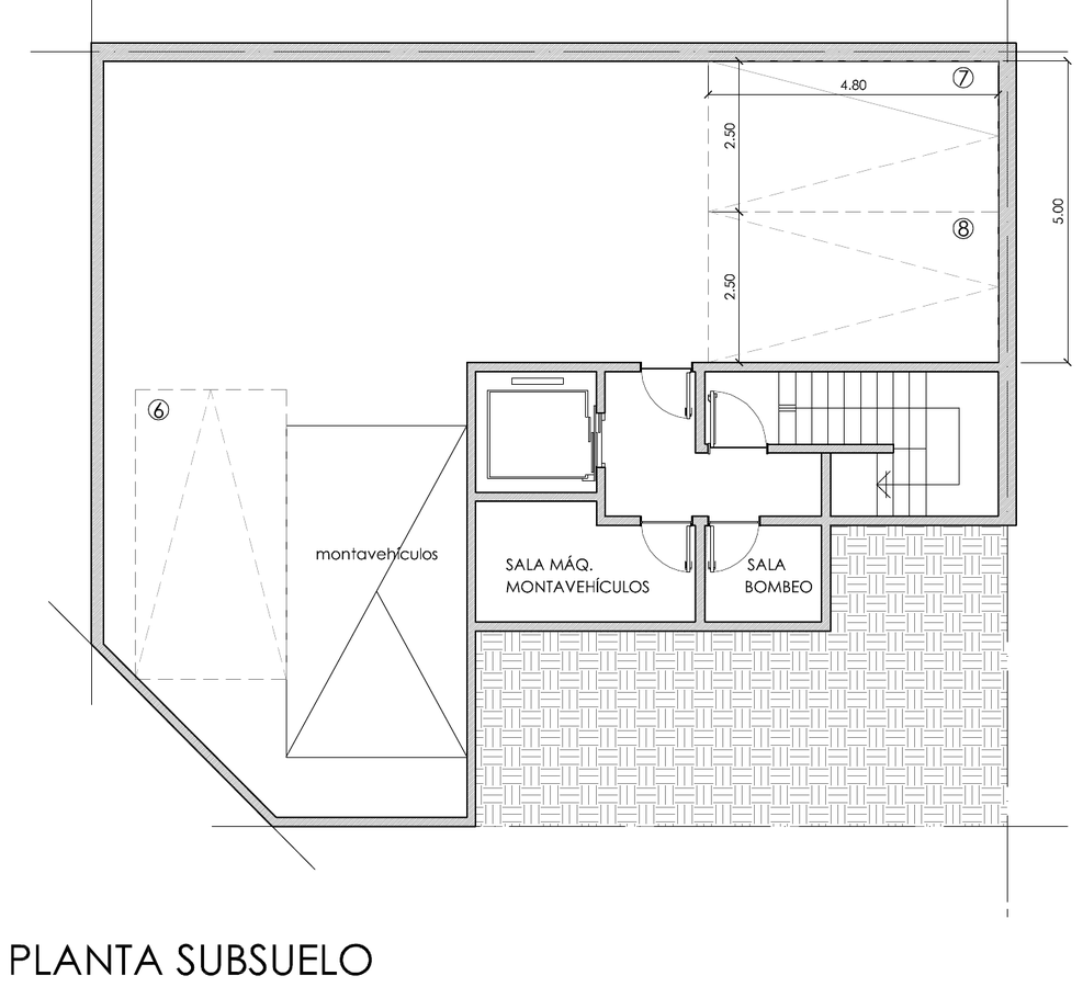 Subsuelo · cocheras