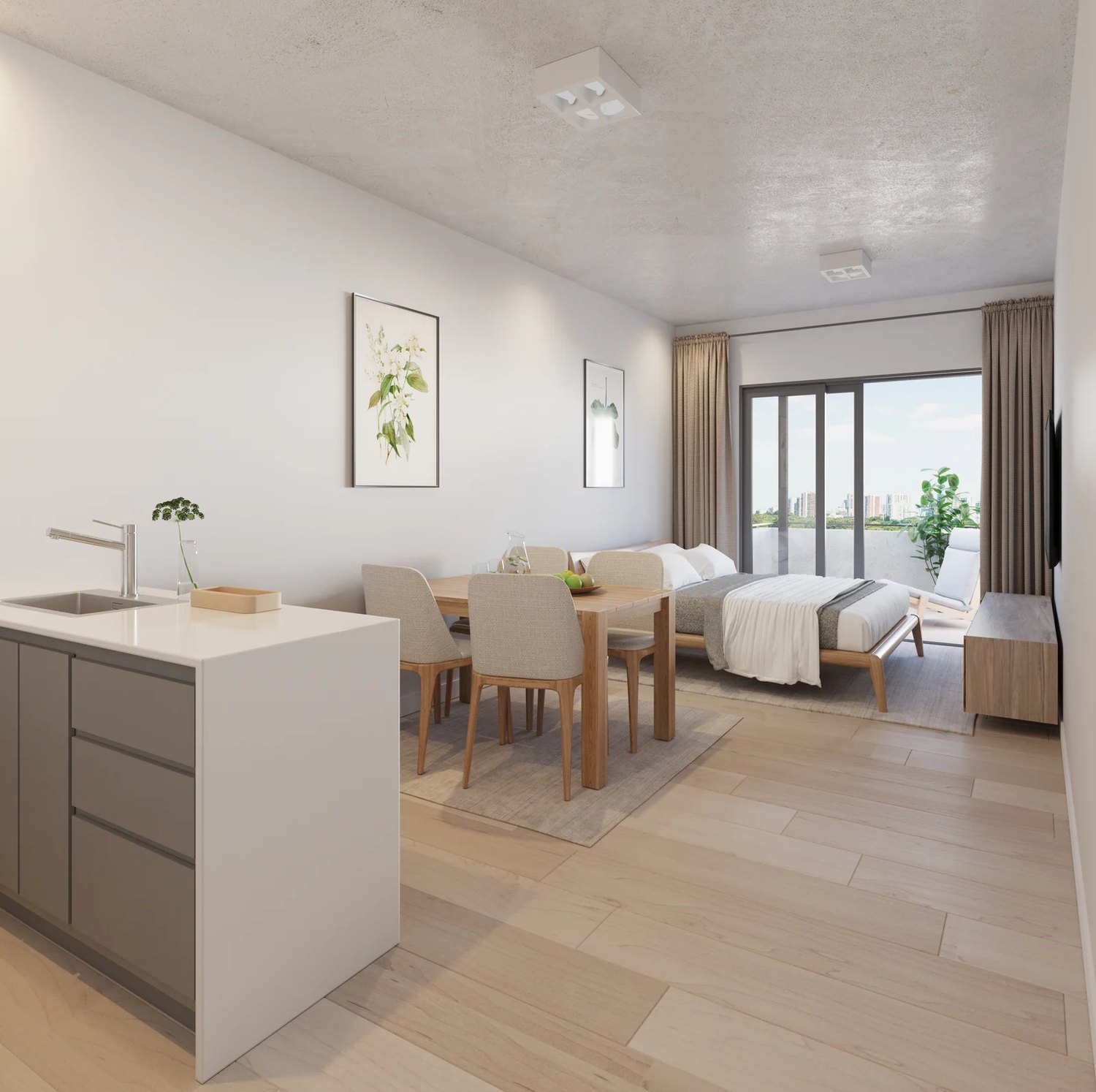 Living comedor integrado